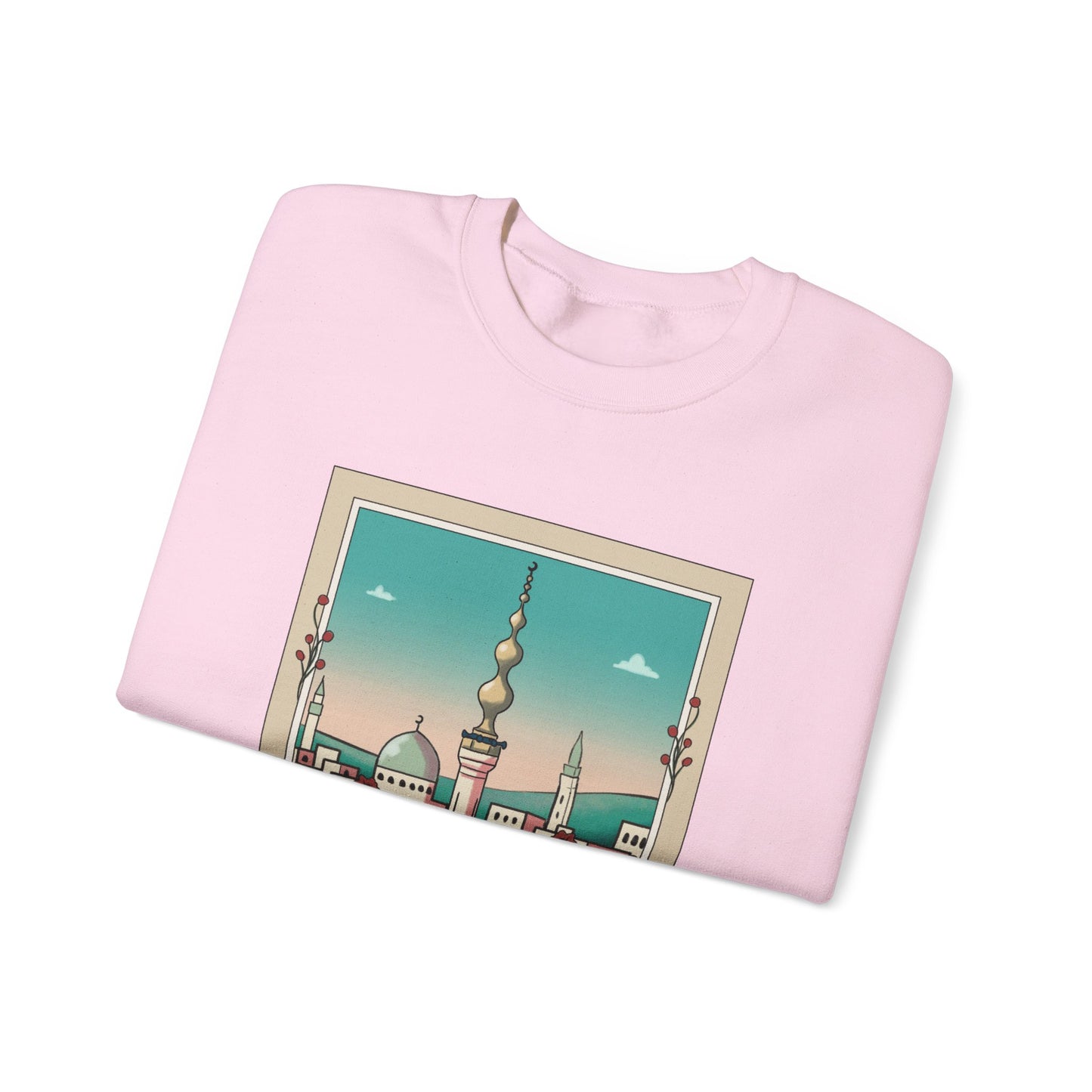 Palestine Beit Hanina Polaroid Unisex Heavy Blend™ Crewneck Sweatshirt