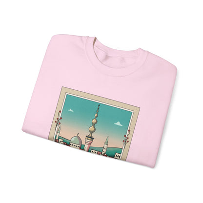 Palestine Beit Hanina Polaroid Unisex Heavy Blend™ Crewneck Sweatshirt