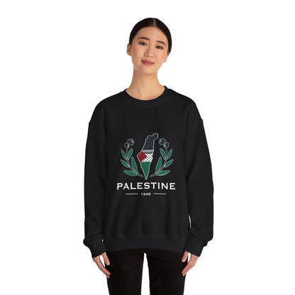 Palestine Olive Branch Unisex Heavy Blend™ Crewneck Sweatshirt