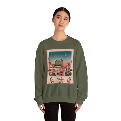 Palestine Nablus Unisex Heavy Blend™ Palestine Nablus Crewneck Sweatshirt