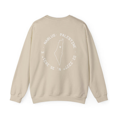 Palestine Nablus Unisex Heavy Blend™ Palestine Nablus Crewneck Sweatshirt