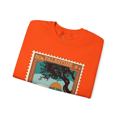Palestine Stamp Unisex Heavy Blend™ Crewneck Sweatshirt