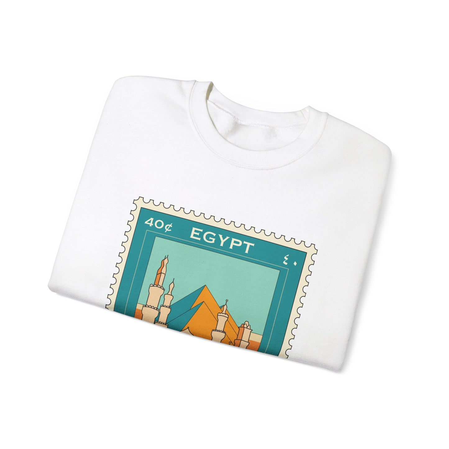 Egypt Stamp Unisex Heavy Blend™ Crewneck Sweatshirt