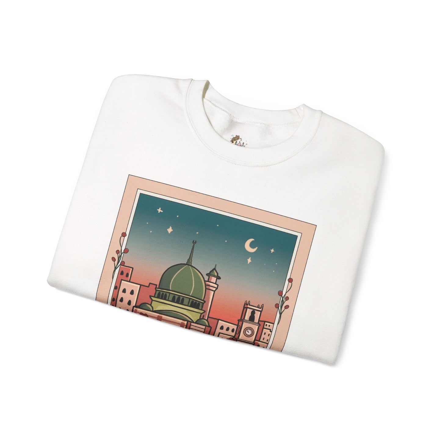 Palestine Nablus Unisex Heavy Blend™ Palestine Nablus Crewneck Sweatshirt