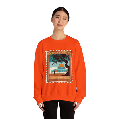 Palestine Stamp Unisex Heavy Blend™ Crewneck Sweatshirt