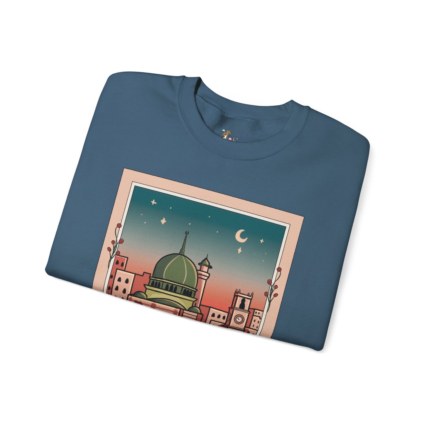 Palestine Nablus Unisex Heavy Blend™ Palestine Nablus Crewneck Sweatshirt