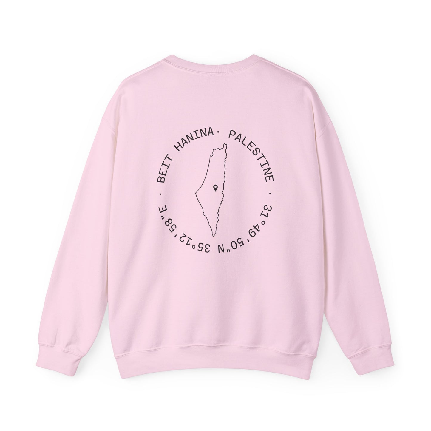 Palestine Beit Hanina Polaroid Unisex Heavy Blend™ Crewneck Sweatshirt
