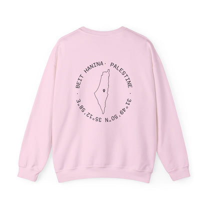 Palestine Beit Hanina Polaroid Unisex Heavy Blend™ Crewneck Sweatshirt