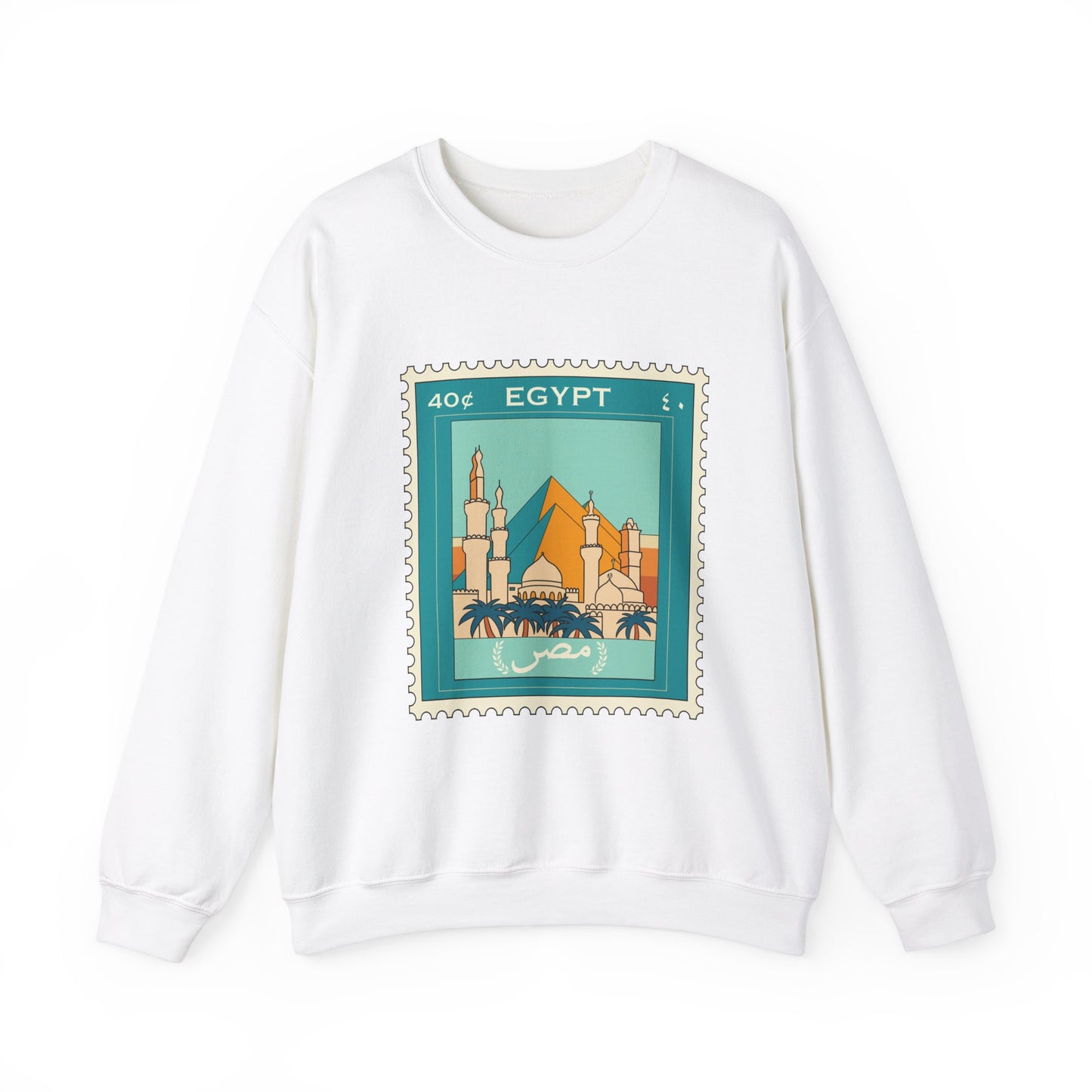 Egypt Stamp Unisex Heavy Blend™ Crewneck Sweatshirt