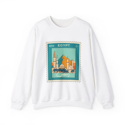 Egypt Stamp Unisex Heavy Blend™ Crewneck Sweatshirt