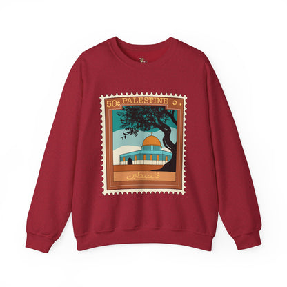 Palestine Stamp Unisex Heavy Blend™ Crewneck Sweatshirt