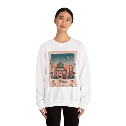 Palestine Nablus Unisex Heavy Blend™ Palestine Nablus Crewneck Sweatshirt