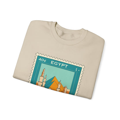 Egypt Stamp Unisex Heavy Blend™ Crewneck Sweatshirt