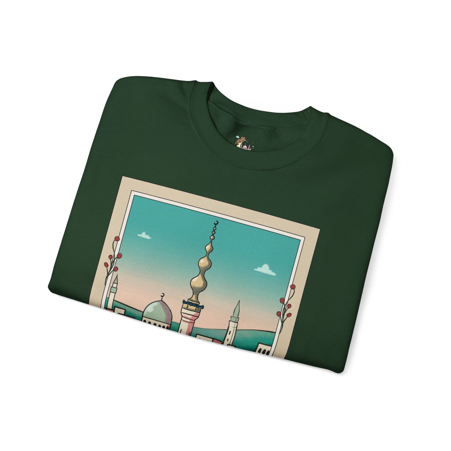 Palestine Beit Hanina Polaroid Unisex Heavy Blend™ Crewneck Sweatshirt