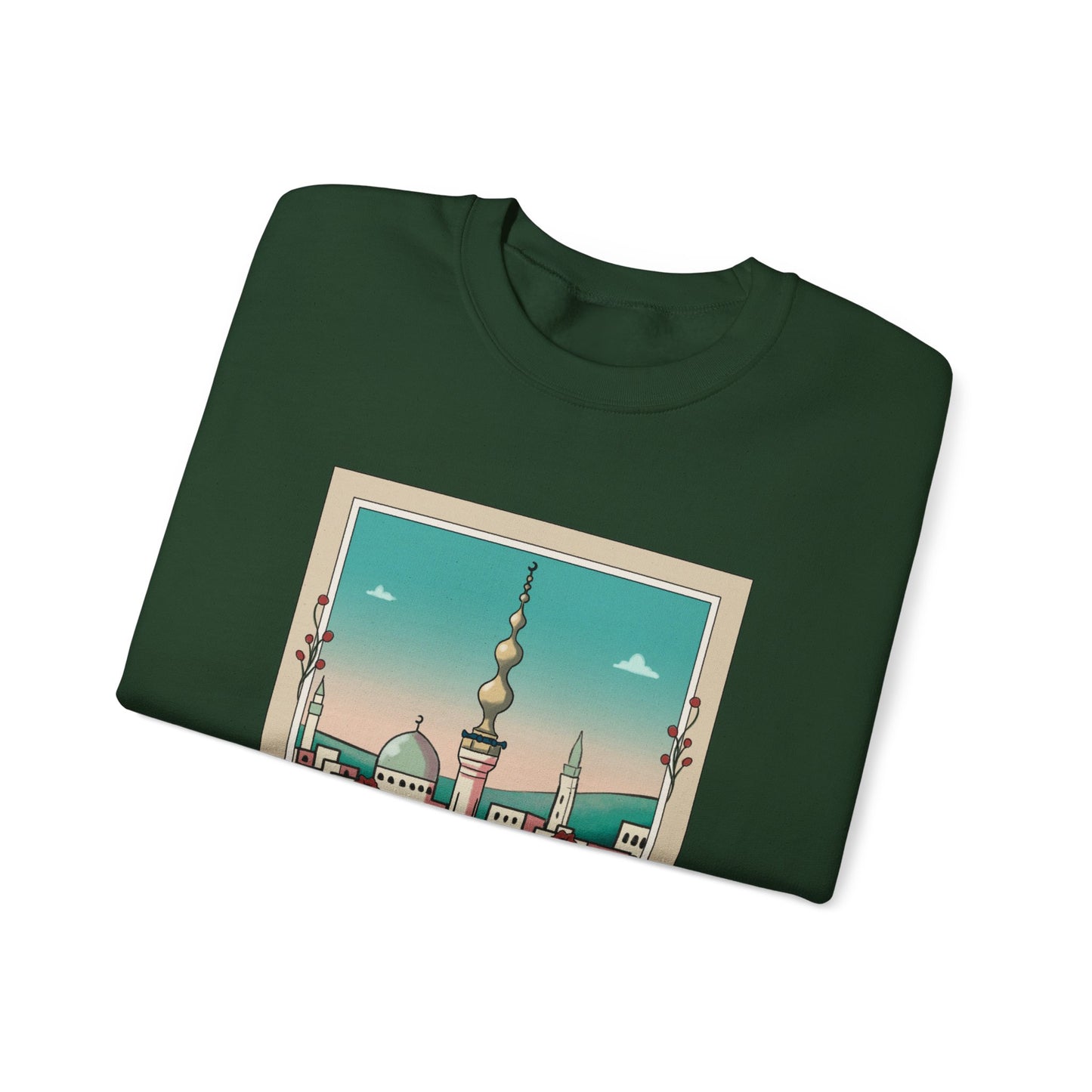 Palestine Beit Hanina Polaroid Unisex Heavy Blend™ Crewneck Sweatshirt