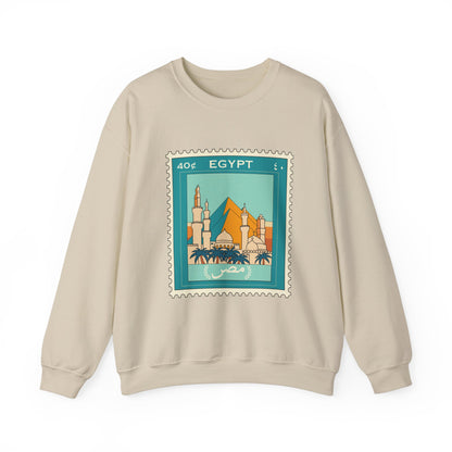 Egypt Stamp Unisex Heavy Blend™ Crewneck Sweatshirt