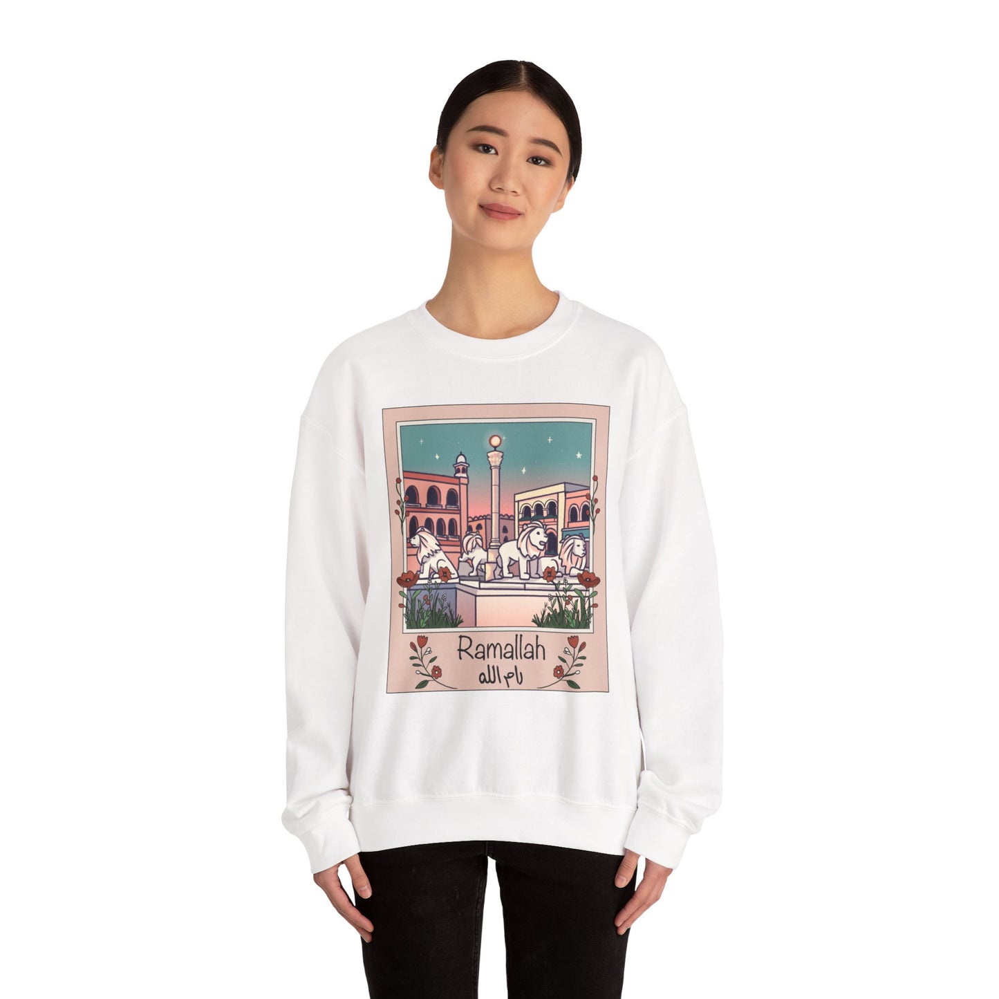 Palestine Ramallah Unisex Heavy Blend™ Crewneck Sweatshirt