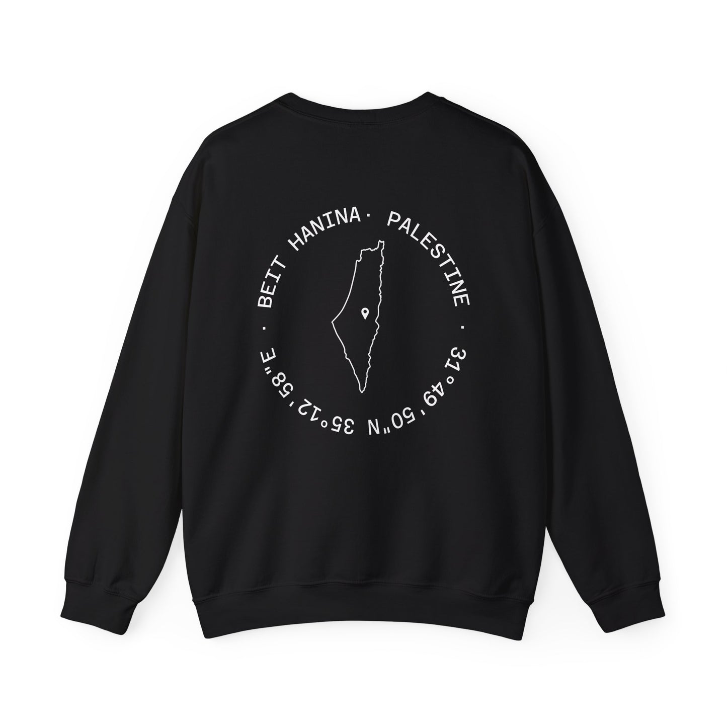 Palestine Beit Hanina Polaroid Unisex Heavy Blend™ Crewneck Sweatshirt
