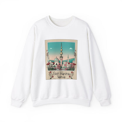 Palestine Beit Hanina Polaroid Unisex Heavy Blend™ Crewneck Sweatshirt