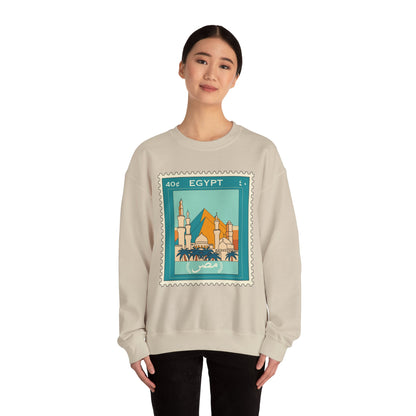 Egypt Stamp Unisex Heavy Blend™ Crewneck Sweatshirt