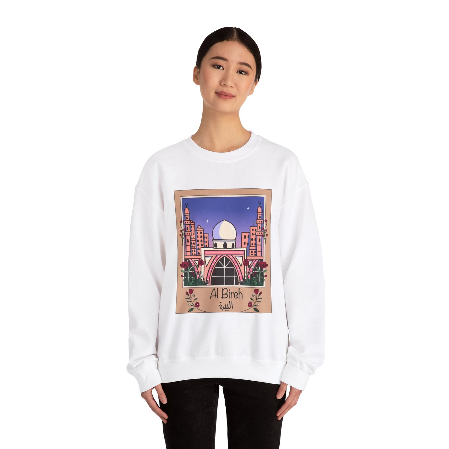 Palestine Al Bireh Unisex Heavy Blend™ Crewneck Sweatshirt