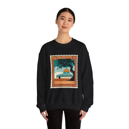 Palestine Stamp Unisex Heavy Blend™ Crewneck Sweatshirt