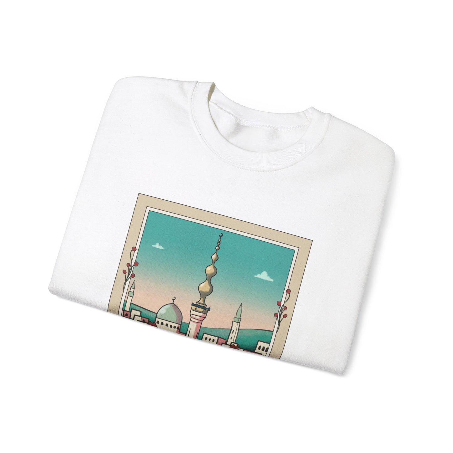 Palestine Beit Hanina Polaroid Unisex Heavy Blend™ Crewneck Sweatshirt