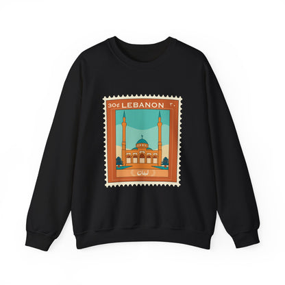 Lebanon Stamp Unisex Heavy Blend™ Crewneck Sweatshirt