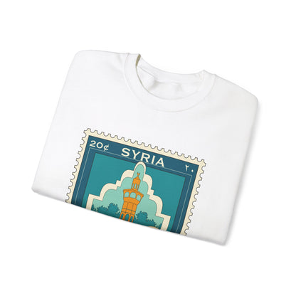 Syria Stamp Unisex Heavy Blend™ Crewneck Sweatshirt