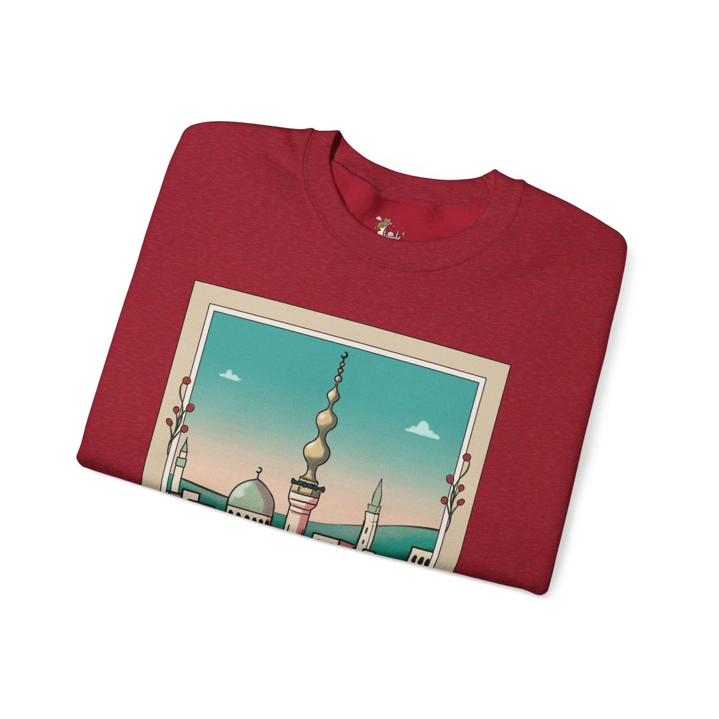 Palestine Beit Hanina Polaroid Unisex Heavy Blend™ Crewneck Sweatshirt