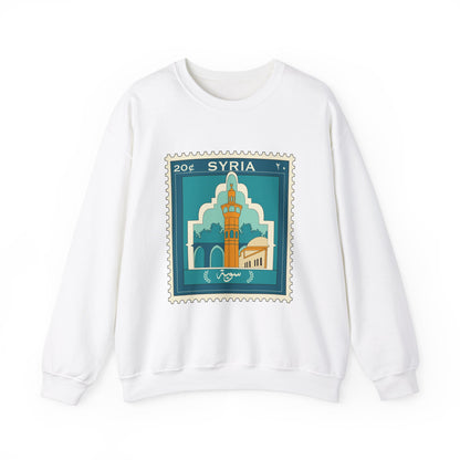 Syria Stamp Unisex Heavy Blend™ Crewneck Sweatshirt