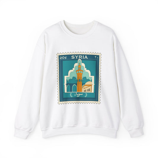 Syria Stamp Unisex Heavy Blend™ Crewneck Sweatshirt