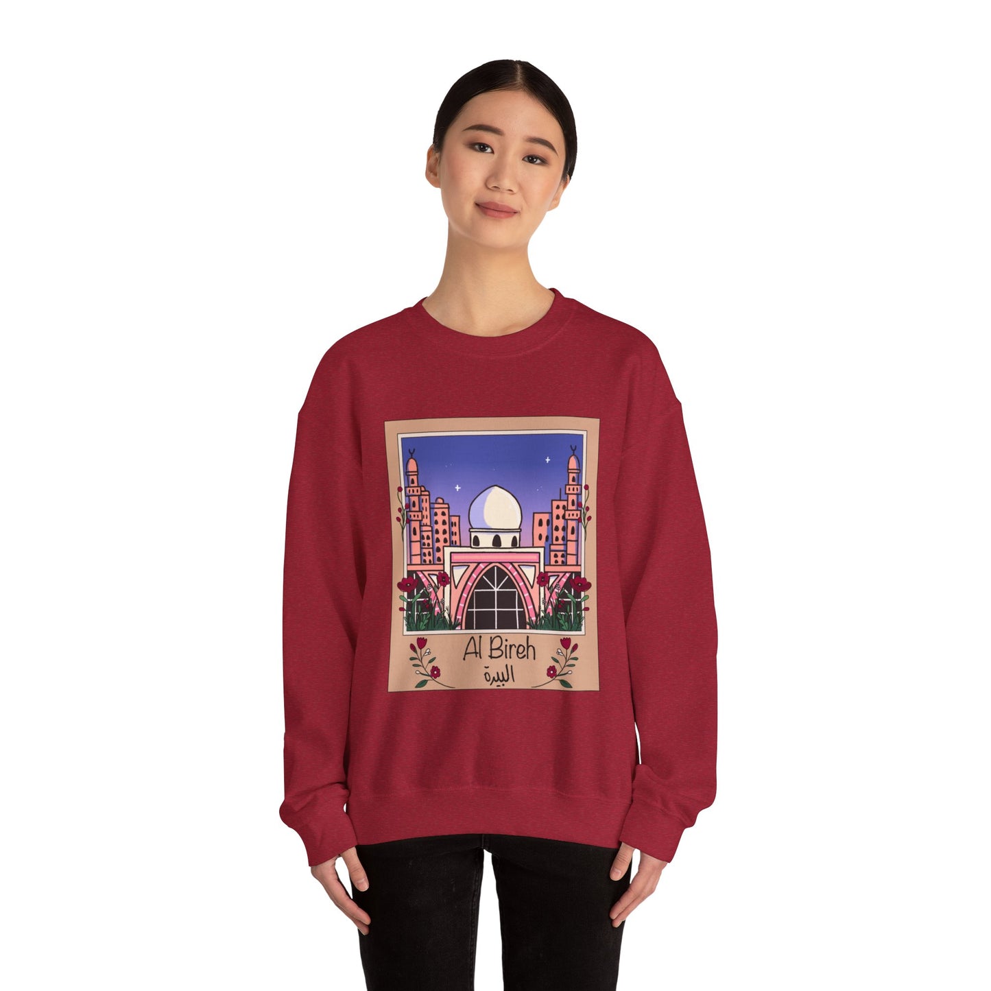 Palestine Al Bireh Unisex Heavy Blend™ Crewneck Sweatshirt